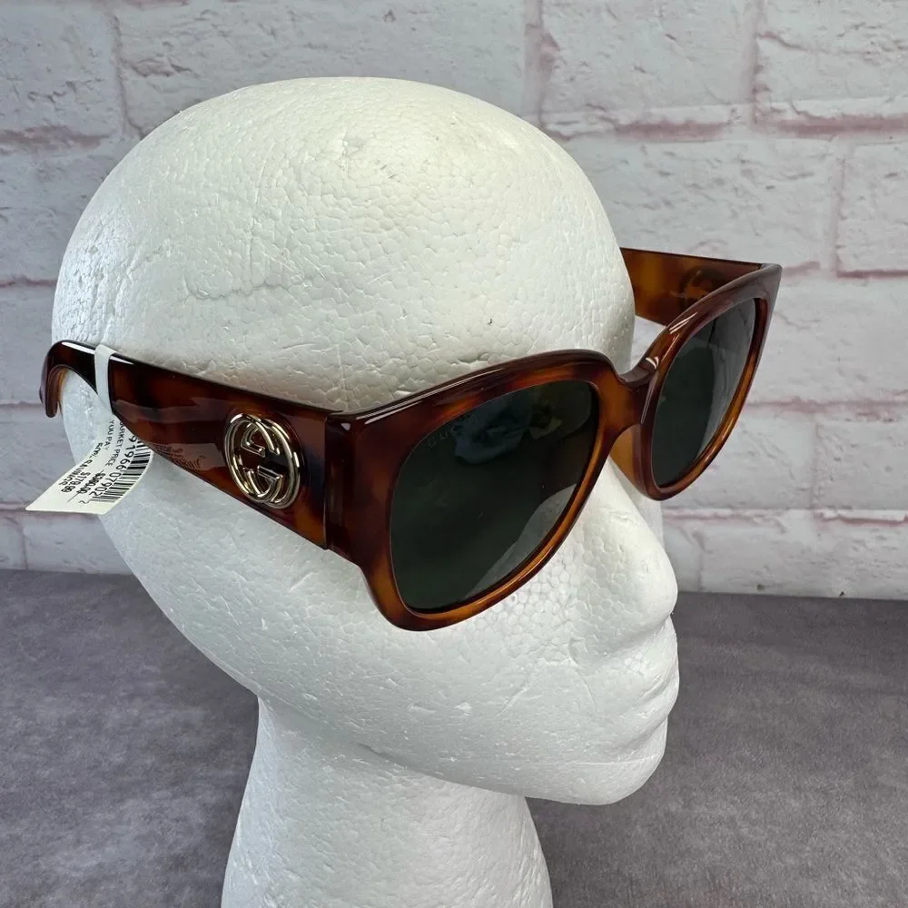 Gucci Sunglasses GG0142SA 002 Women S Havana Gucci Eyewear - Picture 3 of 11